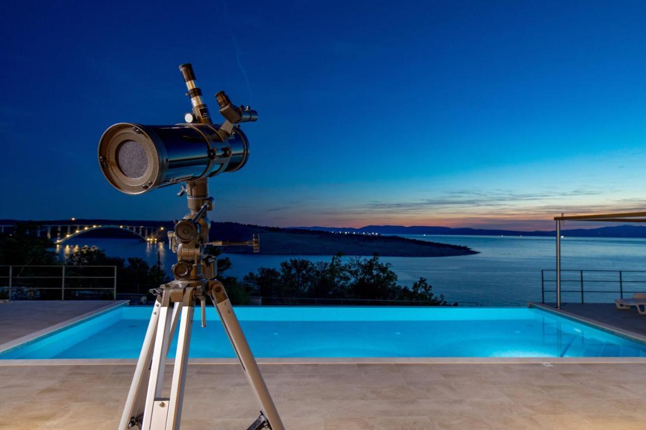 Luxury Villa Ostro With Pool & Krk Bridge View Kraljevica Exterior foto
