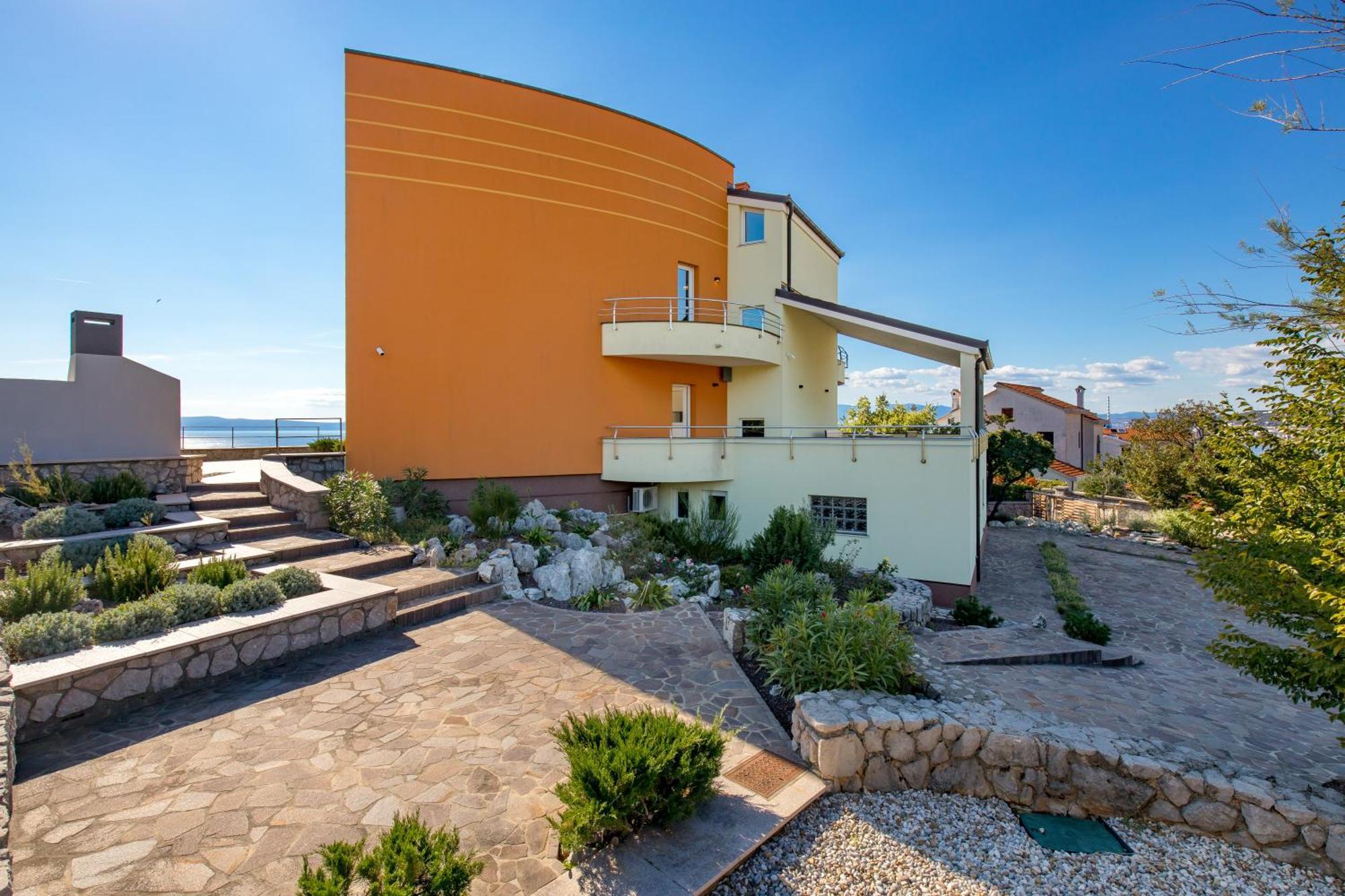 Luxury Villa Ostro With Pool & Krk Bridge View Kraljevica Exterior foto