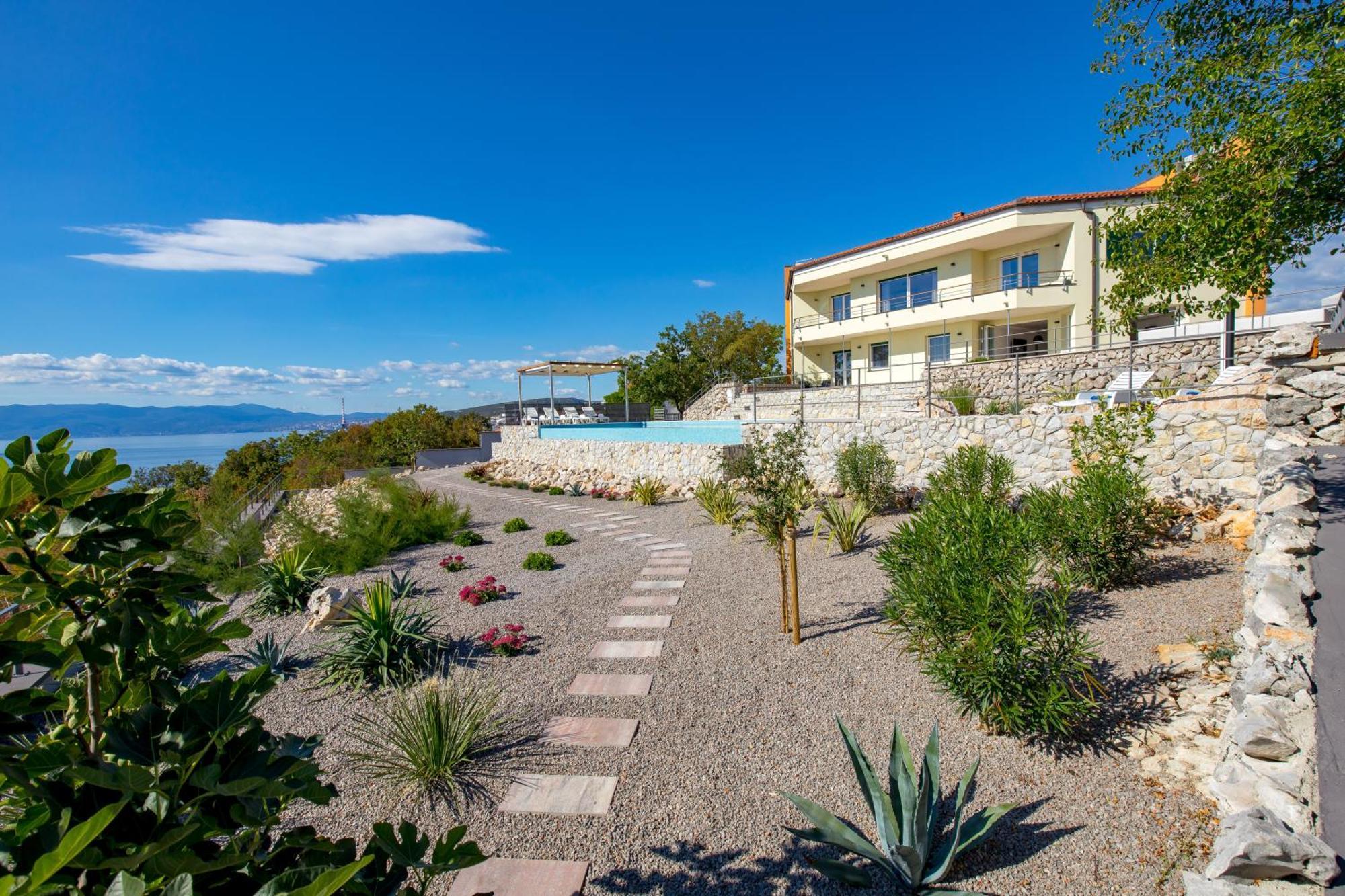 Luxury Villa Ostro With Pool & Krk Bridge View Kraljevica Exterior foto